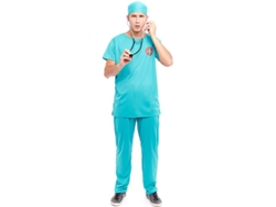 Disfraz de Hombre PARTILANDIA médico cirujano azul (Tam.: M)