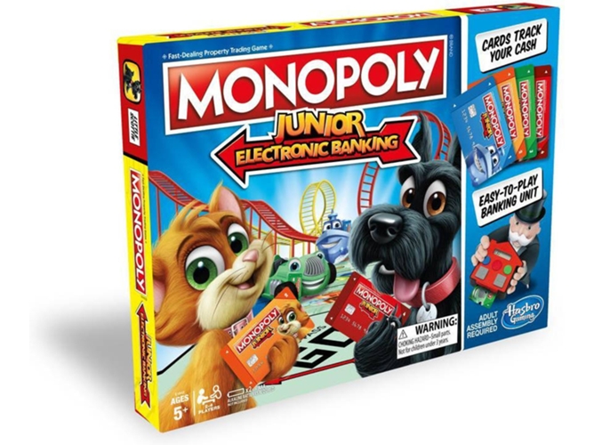 Juego de Mesa Monopoly Junior Electronic Banking (Edad Mínima: 5)