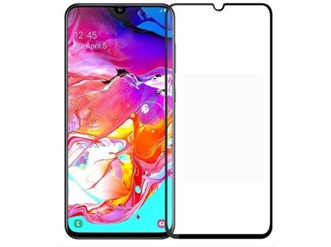Protector de Cristal Templado Samsung Galaxy A70 5D Full Glue Negro