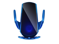 Cargador Carro Sem Fio Dispositivos Habilitados Qi Yizhood Azul