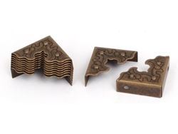 Protectores de esquinas con ángulos rectos para joyeros, 25x25x9 mm, 10 unidades CHABERLU