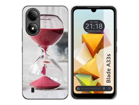 Funda Silicona para Zte Blade A33s diseño Reloj Dibujos