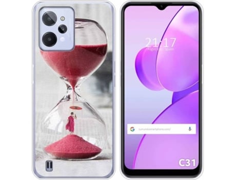 Carcasa para Realme C31 TUMUNDOSMARTPHONE Dibujos Reloj Multicolor