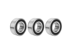 Rodamientos de bolas minimalistas (alta precisión, sellados con goma)