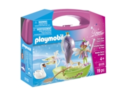 PLAYMOBIL Fairies: Maletín con el barco de las hadas (Edad Mínima: 4 - 19 Piezas)