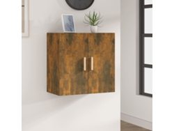 Armario de pared de 60x30x60 cm, madera de roble procesada ahumada.