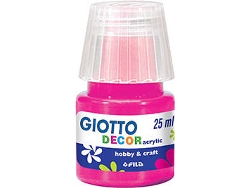 Pintura para Carteles Líquido GIOTTO Decor Acrílico Magenta (25ml)