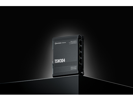 Switch TELTONIKA Tsw304 Red Gigabit Ethernet 10/100/1000 Alimentación a través de Ethernet Poe Negro