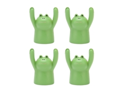4 Soportes De Resina Con Forma De Animales Para Tarjetas, Clips De Escritorio, Fotos, Notas Y Decoración De Oficina O Escuela.