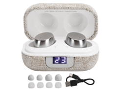 Auriculares Bluetooth N80 Tws Con Pantalla Digital Táctil Inteligente Para Deportes - Blanco