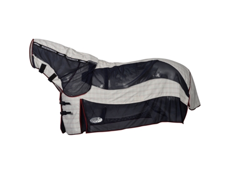 Manta mosca caballo con cubre cuello surcingle iv caballo WEATHERBEETA Breeze 270g