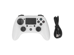 -controlador Inalámbrico Gamepad Six Axes Con Palancas De Alta Sensibilidad Botones Para Ps4 Blanco Mb P912