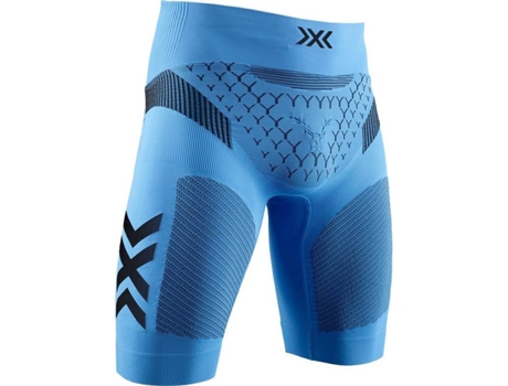 Pantalones Ajustados para Hombre X-BIONIC Malla Corta Twyce 4.0 Azul para Corrida (XL)