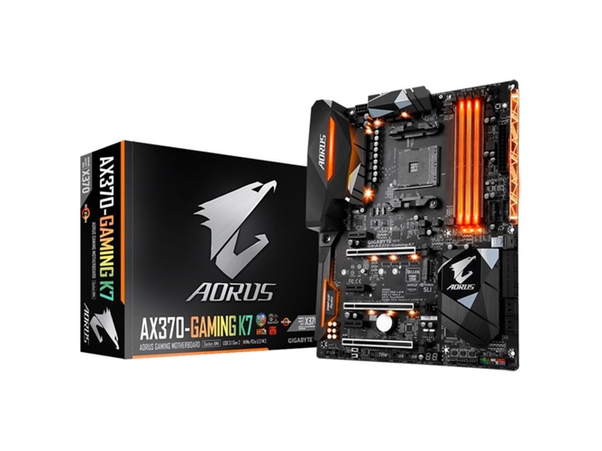 Placa Base GIGABYTE GA-AX370-Gaming K7 (Socket AM4 - AMD X370 - ATX)