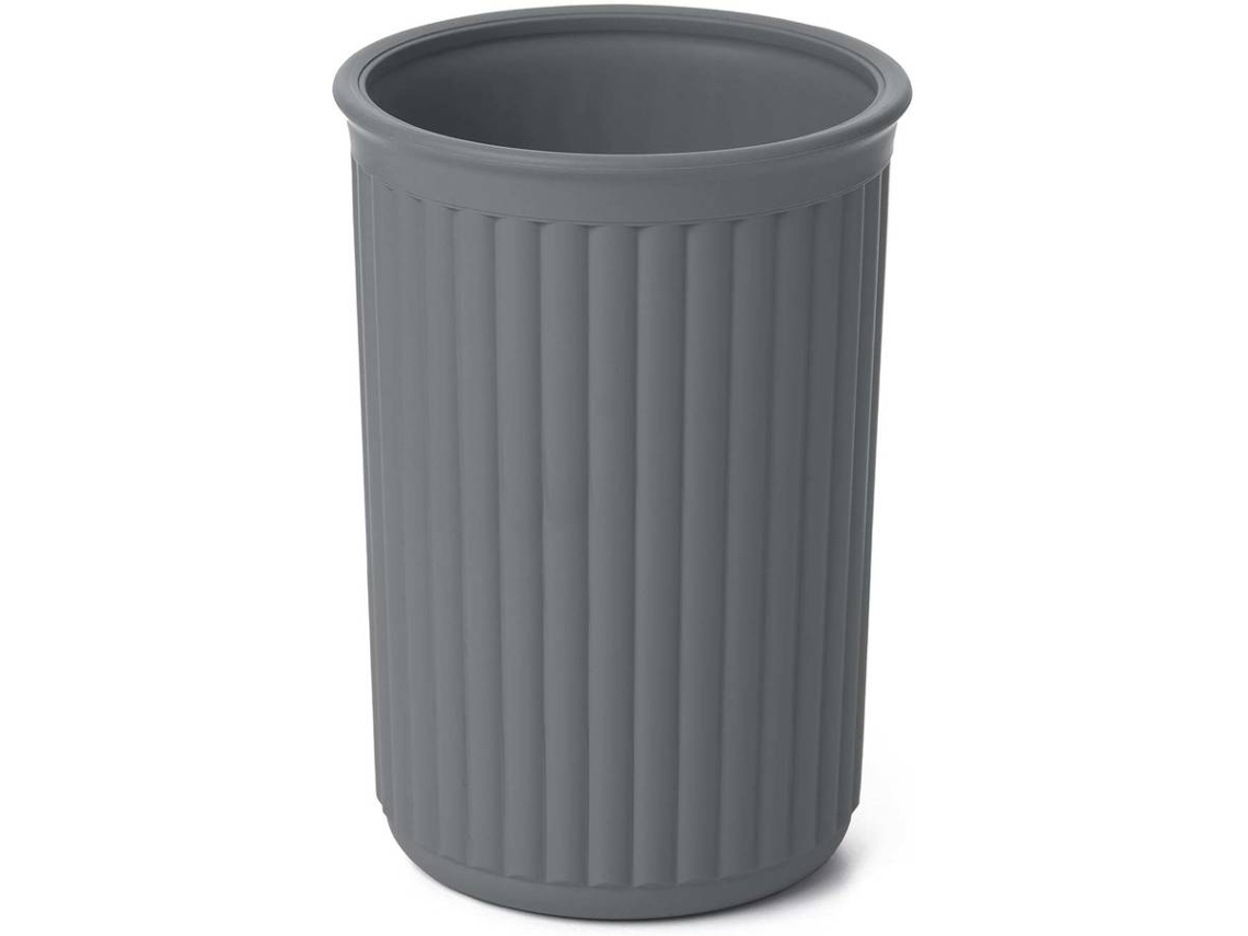 Vaso Porta Cepillos TATAY Baobab (Gris - Plástico - 7.6 x 7.6 x 11 cm)