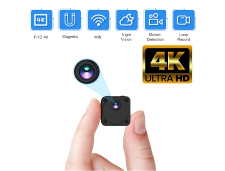 Mini Cámara 4K Wifi Inteligente Inalámbrica