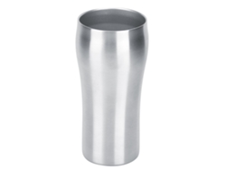 Vaso de agua de acero inoxidable con aislamiento térmico, antiescaldaduras, doble capa, 400 ml