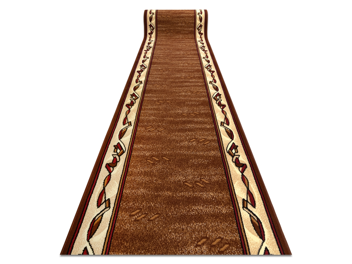 Alfombra de Pasillo Bcf Filip Marrón 140 cm