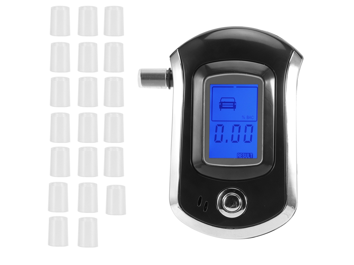 Alcoholímetro Digital Portátil At6000 Con Sensor Avanzado Y Alerta Sonora.