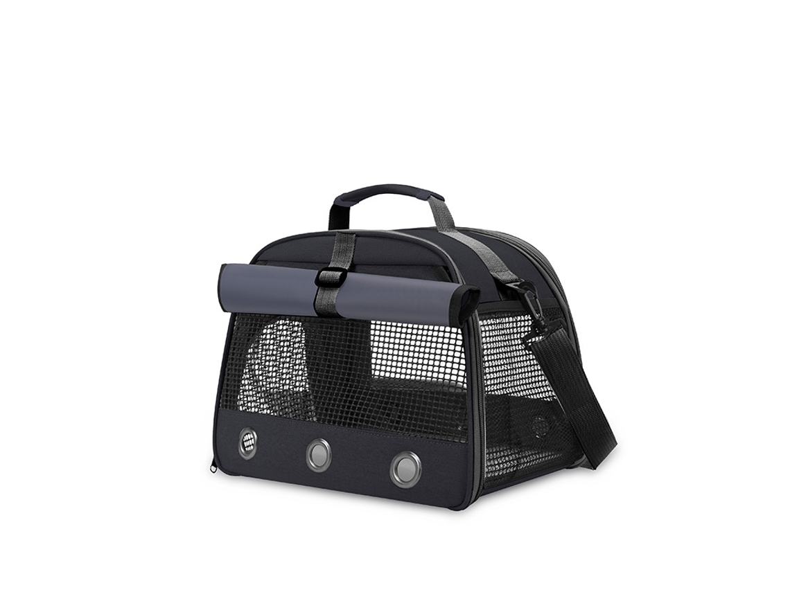 Saco De Viagem Para Pequenos Animais Eifson Com Janela Transparente E Alça (preto)