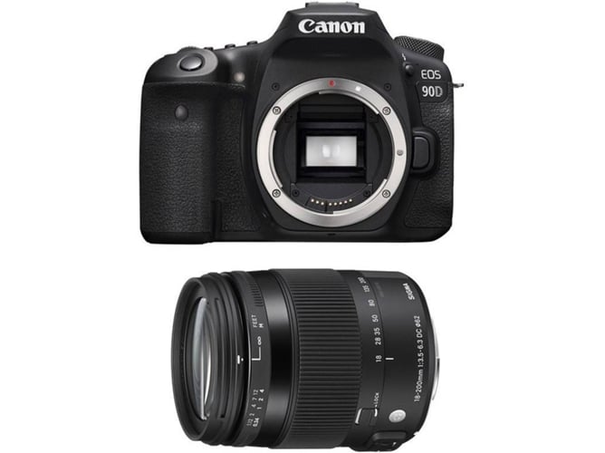 Kit Cámara Réflex CANON EOS 90D + Sigma 18-200 OS HSM Contemporary