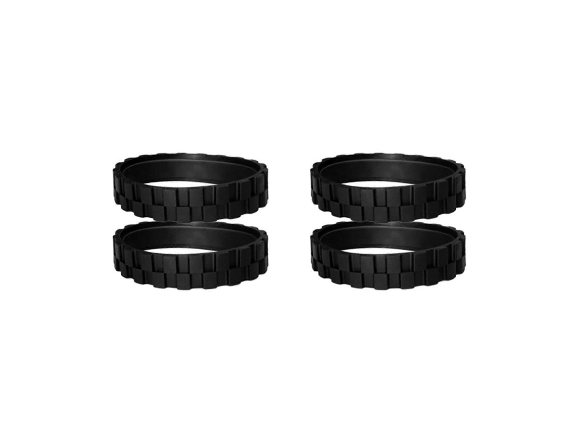 4pcs Tire Skins Replacement Parts For Irobot Roomba I3/i3+/i4/i7/i7+/e5/e6/e7 Robot Vacuum Spare Parts Accessories