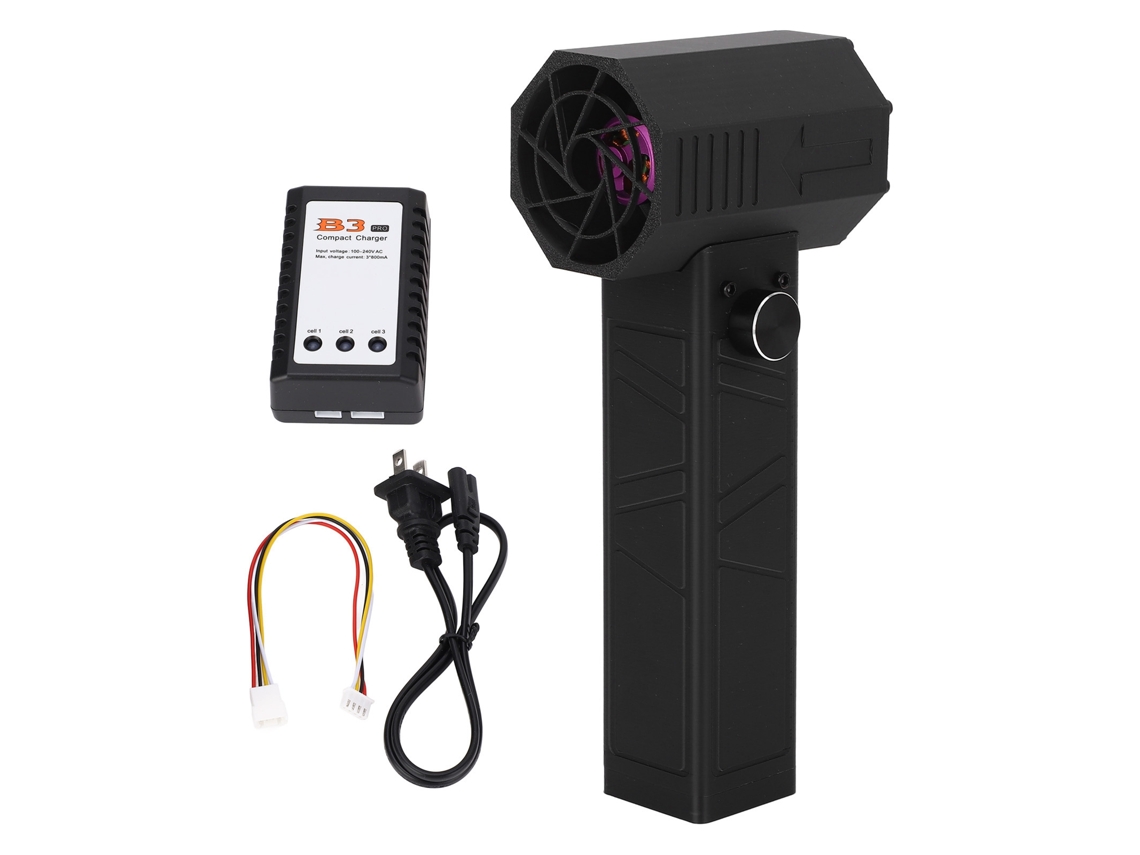 Soplador de aire eléctrico de 800 W, 64 mm, turbo ajustable, CA 100-240 V