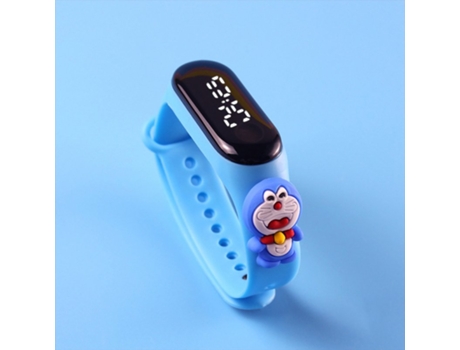 Smartwatch Muñeca electrónica de dibujos animados con pantalla táctil para estudiantes H-Lake Blue