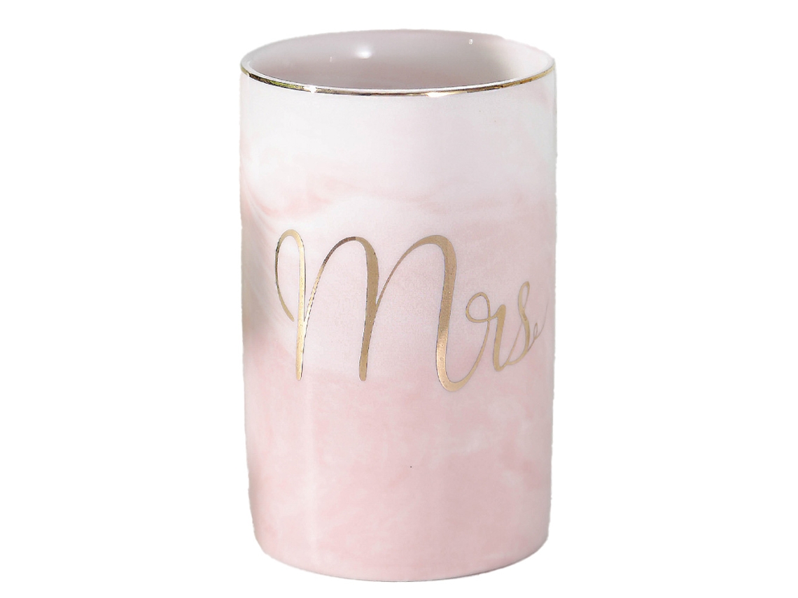 KOFIHETY Taza de Cerámica para Cepillo de Dientes, Pasta, Bolígrafos y Pinceles de Maquillaje Soporte, para Navidad y Cumpleaños