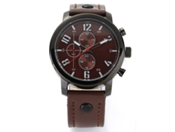 Reloj De Pulsera Para Hombre Moda Cuarzo Caballero Negro Blanco