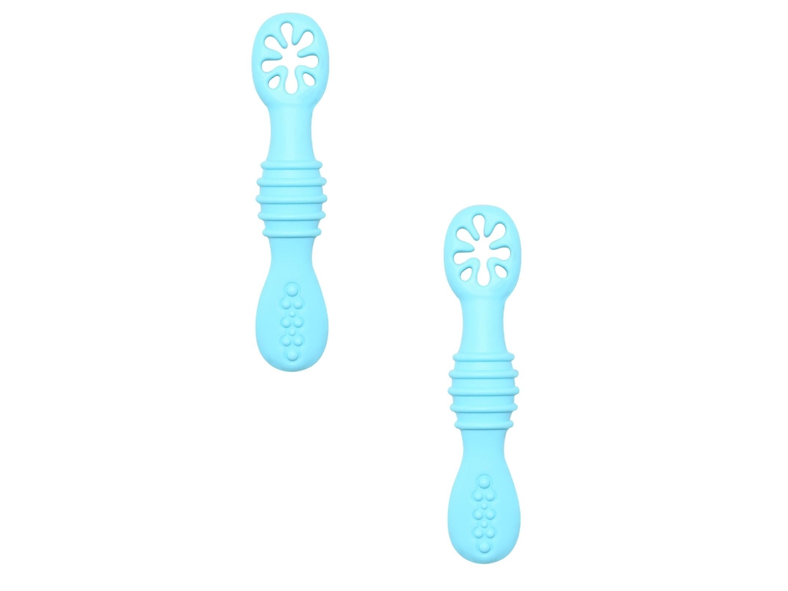 Una Cuchara De Silicona Para Leche Con Led (colores Del Arcoíris)