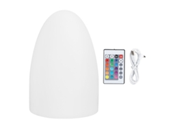 Bj-lâmpada Noturna De Ovo Led Com Carregamento Usb E Controle Remoto 16 Cores Rgb Protetora De Olhos Luz De Mesa 10x15cm