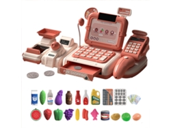 Set de caja registradora de juguete Bj-Toy, ideal para juegos de imitación, aprendizaje preescolar, regalo perfecto para niños y niñas.