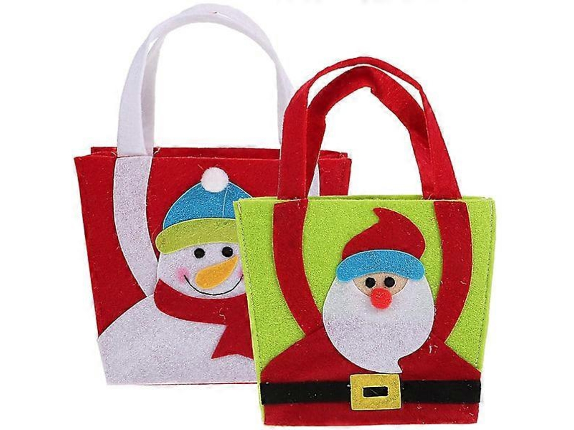 2 unidades de bolsas para dulces navideños, bolsas para envolver dulces navideños, bolsas de regalo para fiestas. Nostalgia88