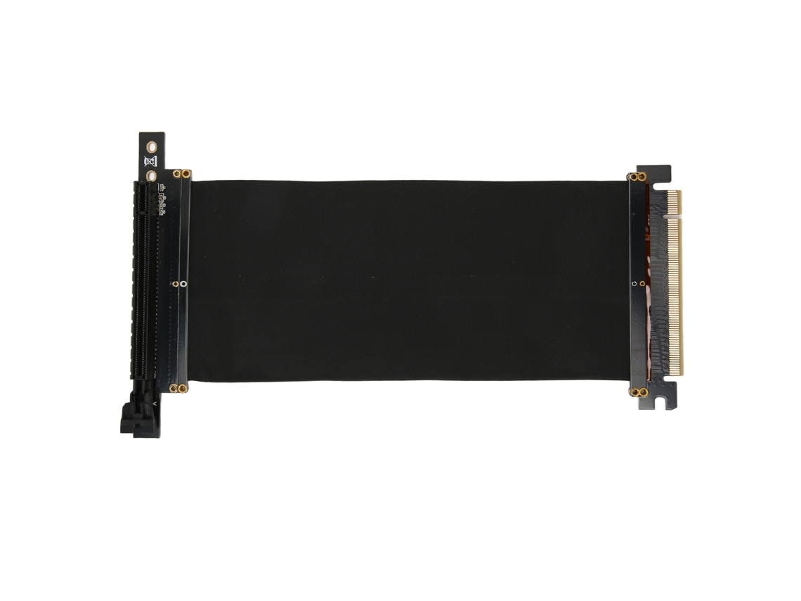 Extensor Pcie 3.0 X16 128gbp/s Cable De Extensión De Gpu Con Blindaje Emi En Ángulo Recto