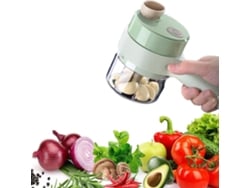 Picadora Eléctrica De Verduras/mini Procesador De Alimentos/rebanadora De Alimentos, Picadora Y Molinillo Manual (verde)