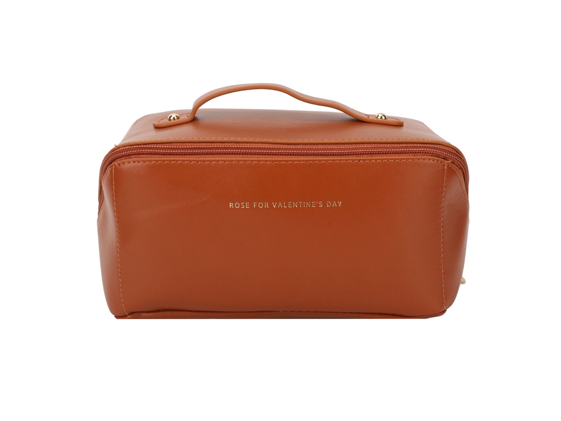 Bolsa De Viaje Para Maquillaje De Gran Capacidad Con Particiones Múltiples