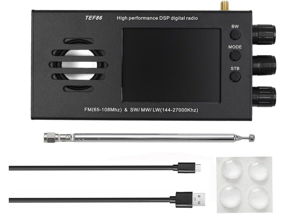 1 Tef6686 Fm (65-108 Mhz) Receptor De Radio Digital Y