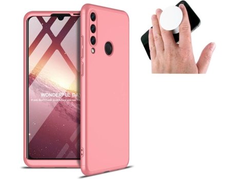 Funda y Popsocket Huawei Y6p PHONESHIELD Slim Armor 360º Rosa
