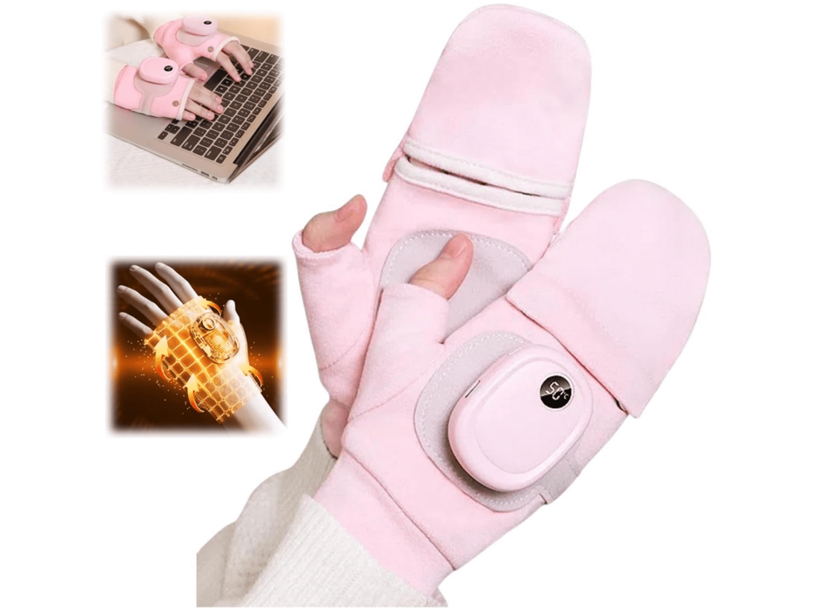Guantes Calentables Mujeres, Recargables