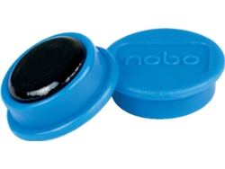 Pack 10 Imanes NOBO 13 mm (Azul)