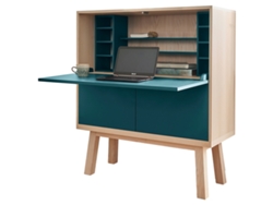 Grande Escritorio MON PETIT MEUBLE FRANÇAIS de Madera Con Almacenamiento 120 cm de Ancho