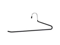 2026-perchas Para Pantalones Easy Slide, Pack De 10, Cromado, Metal Y Caucho, Antideslizante