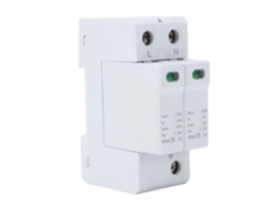 Protector Contra Sobretensiones De 2 Polos, 10-20 Ka, Ca, 275 Vca, Para Instalación En Riel De 35 Mm En Uso Residencial.