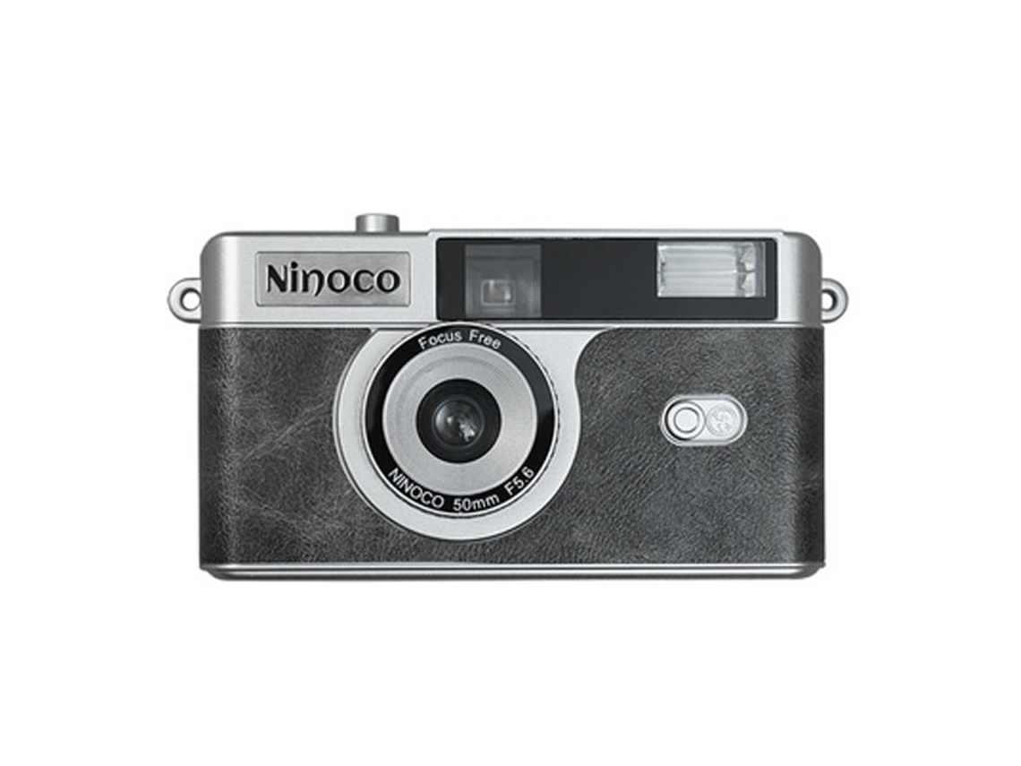 Cámara De Película De 35 Mm (gris), Reutilizable, Con Flash.