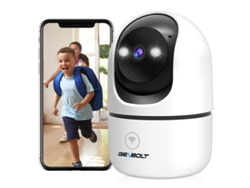 Genbolt Cámara 2k Seguridad Wifi Interior, Detección Humana, Alarma Audio