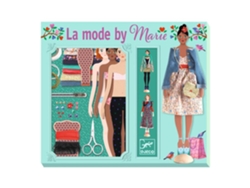 Coffret Djeco A Moda Por Marie Muñeca De Papel Tejidos Para Niñas A Partir De 6 Años