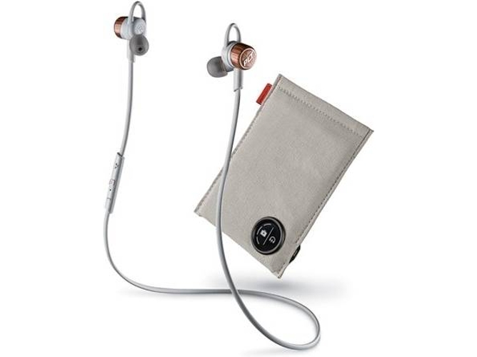 Auriculares Bluetooth PLANTRONICS Back Beat Go 3 (In Ear - Micrófono - Noise Cancelling - Gris)