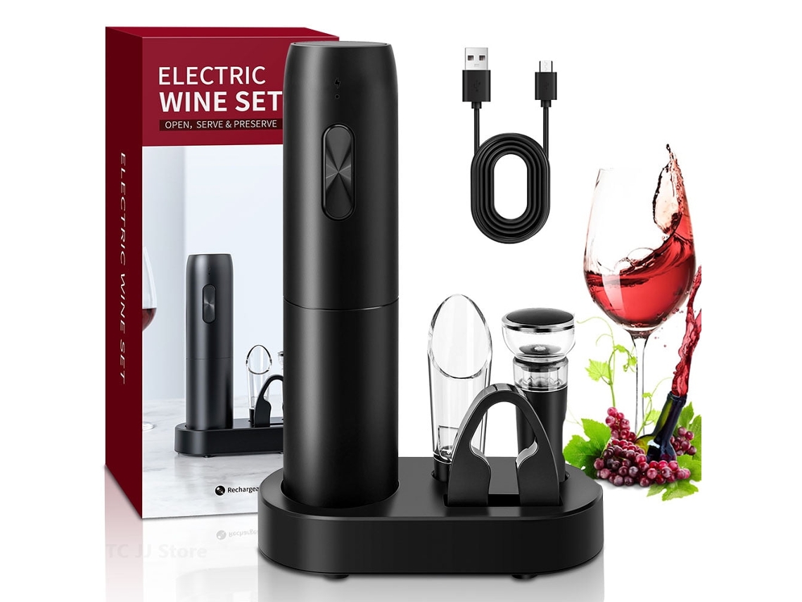 Abrebotellas automático con un solo clic, abrebotellas eléctrico YANYXR