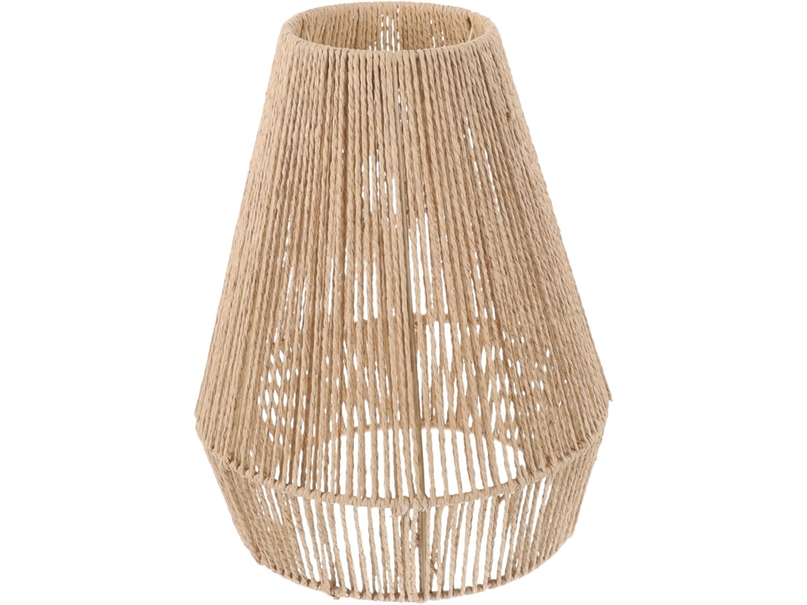 Lámpara colgante de estilo retro vintage, fabricada con papel trenzado y cuerda natural, ideal para lámparas de araña y de techo. SFUSHOS